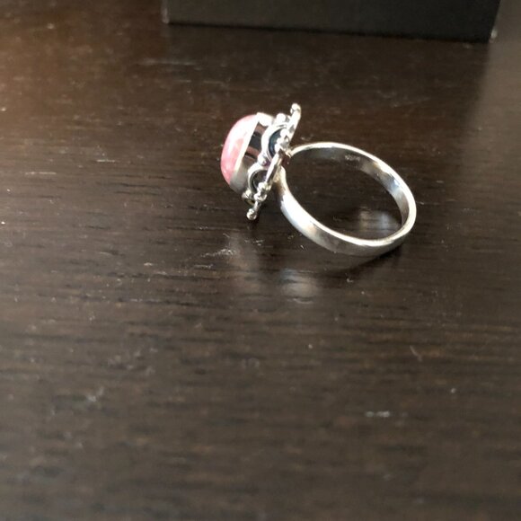 Pink Rhodochrosite Ring - Picture 4 of 4